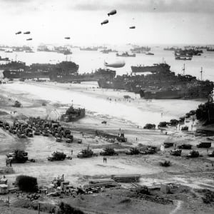 Spojenci sa 6. júna 1944 nevyloďovali v sektore